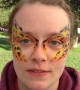 leopard face painting