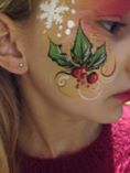corporate face painting, holly face paint,face painting lancashire,