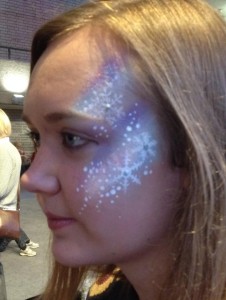 christmas face paint, corporate christmas face painting,  face painting manchester